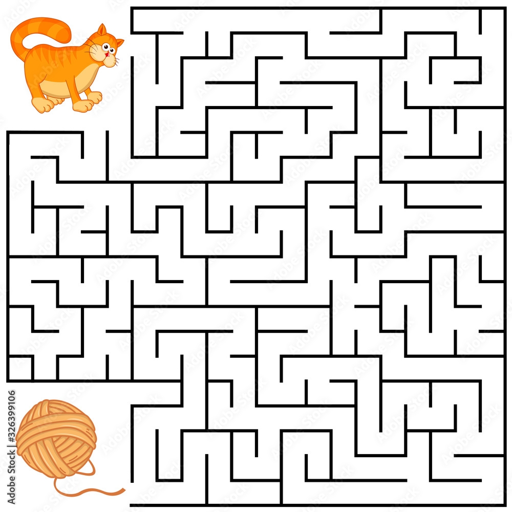 Square Maze Worksheet