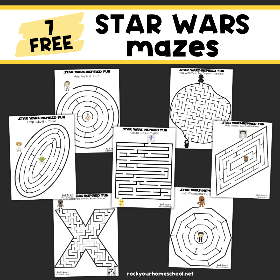 Star Wars Maze Worksheet