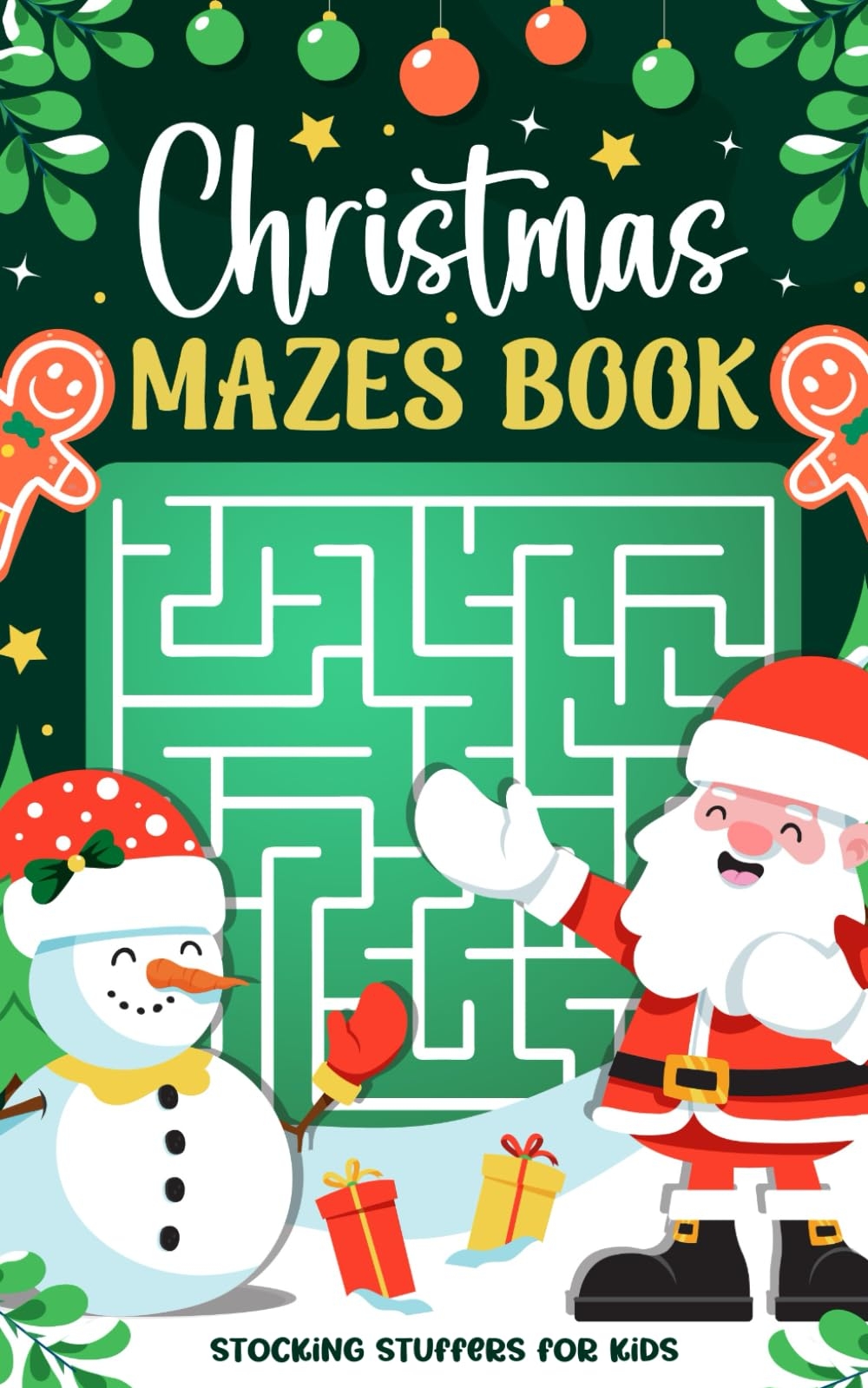 Stocking Stuffers For Kids Christmas Mazes Book 150 Diverse 