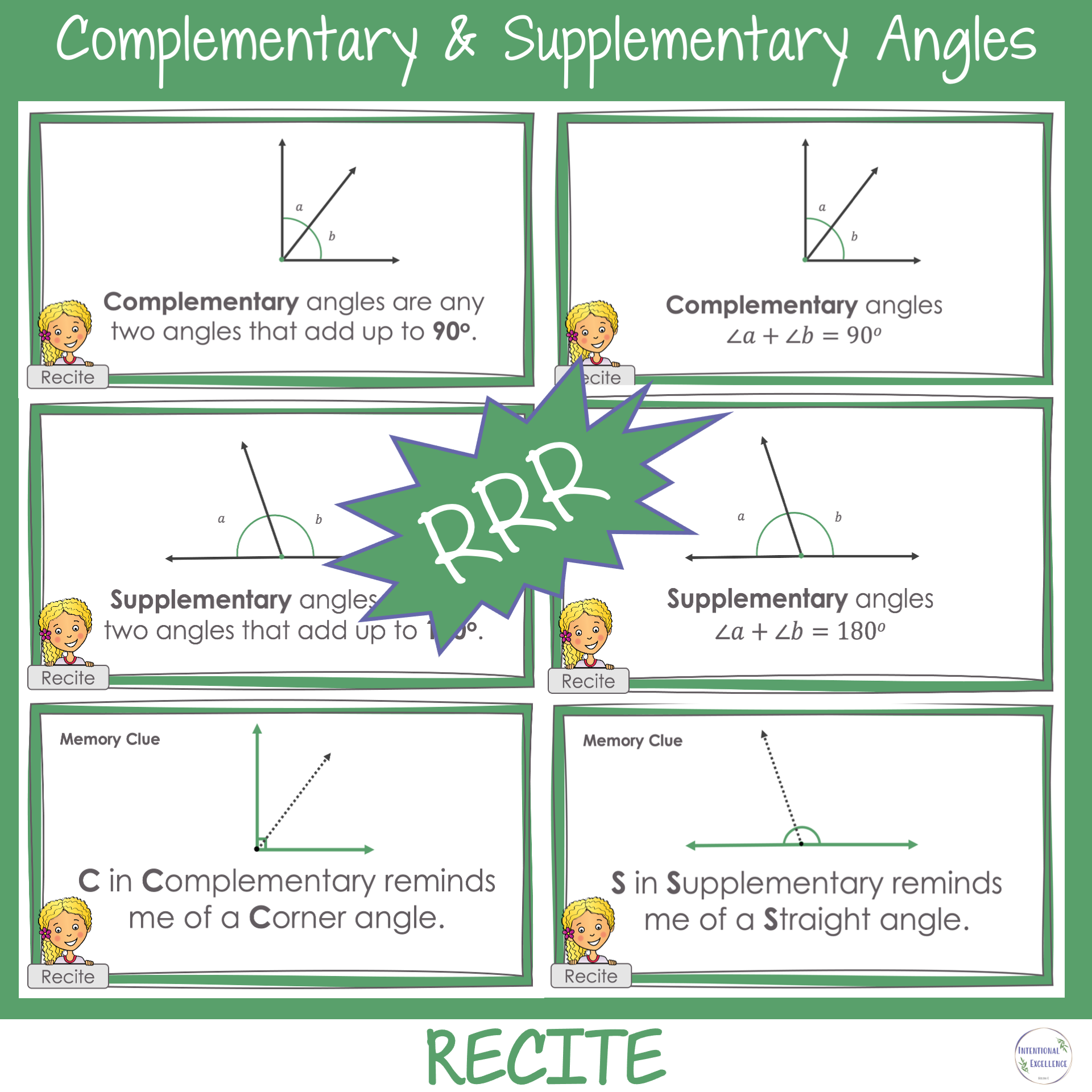 Vertical And Adjacent Angles Maze Worksheet