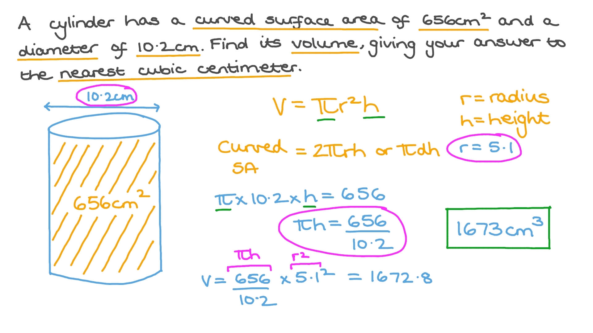 Surface Area Of A Cylinder Maze Worksheet