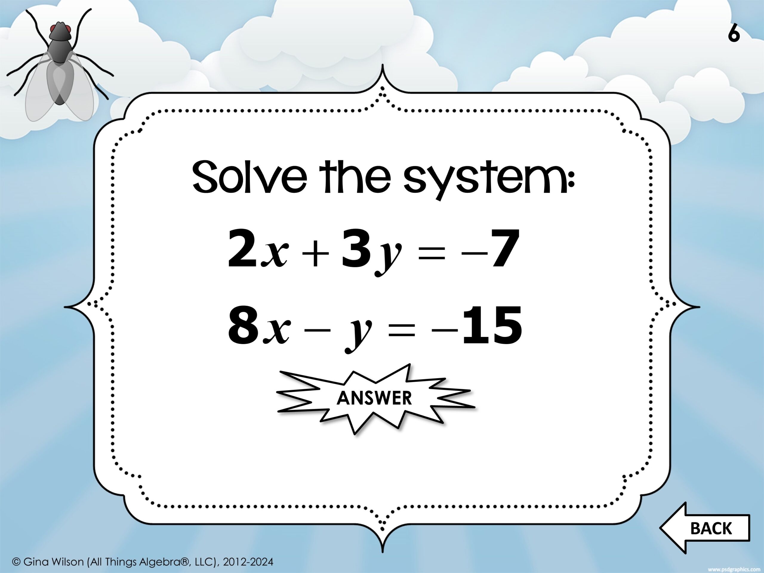 Solving Systems Of Equations Maze Worksheet Answer Key Gina Wilson