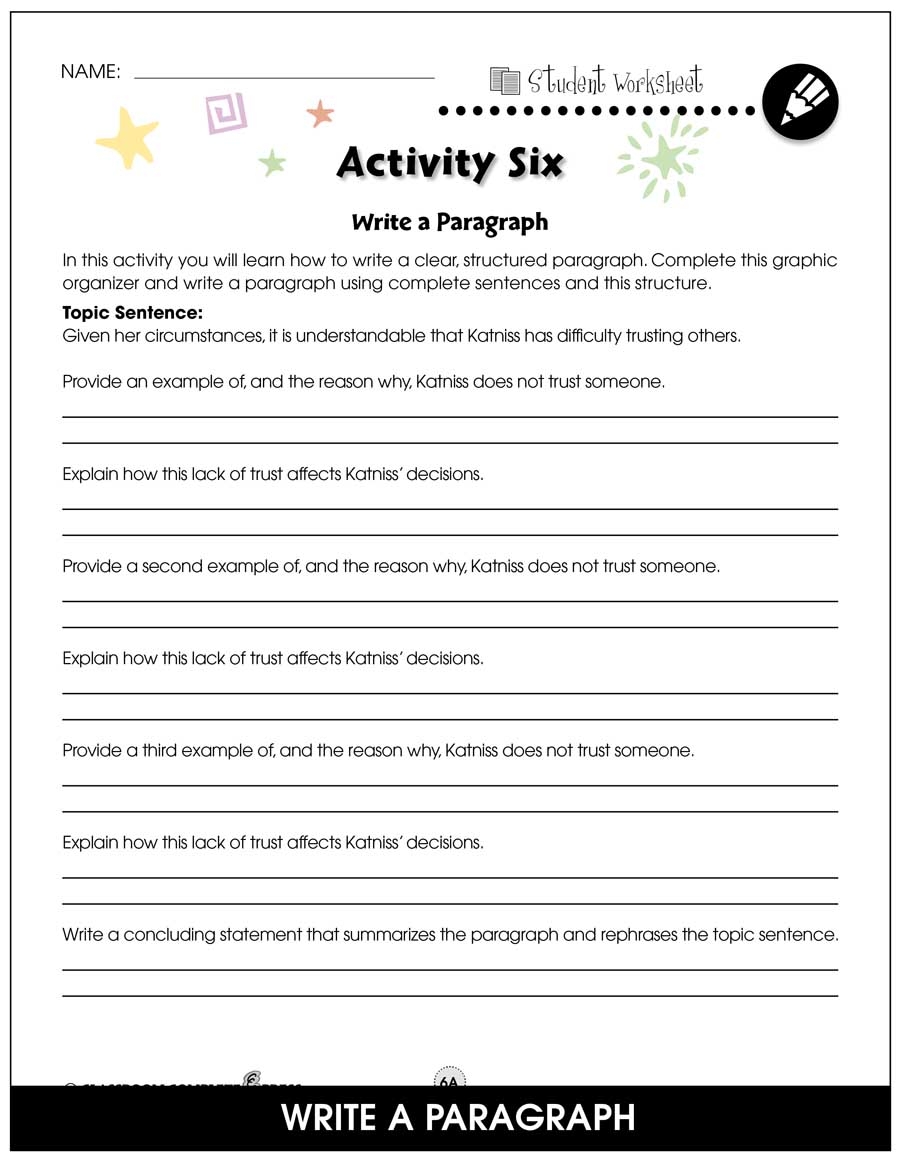 Hunger Games Mazes Student Worksheet