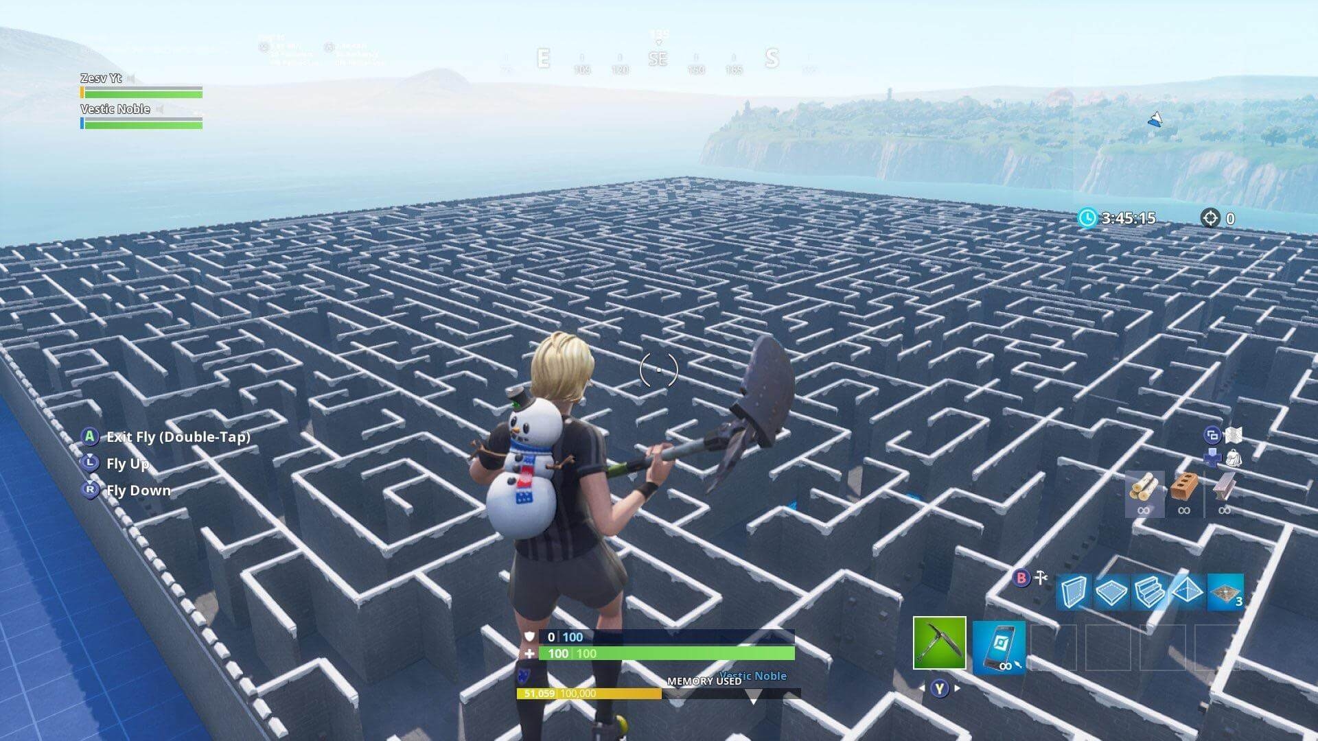THE MAZE Fortnite Creative Map Code Dropnite