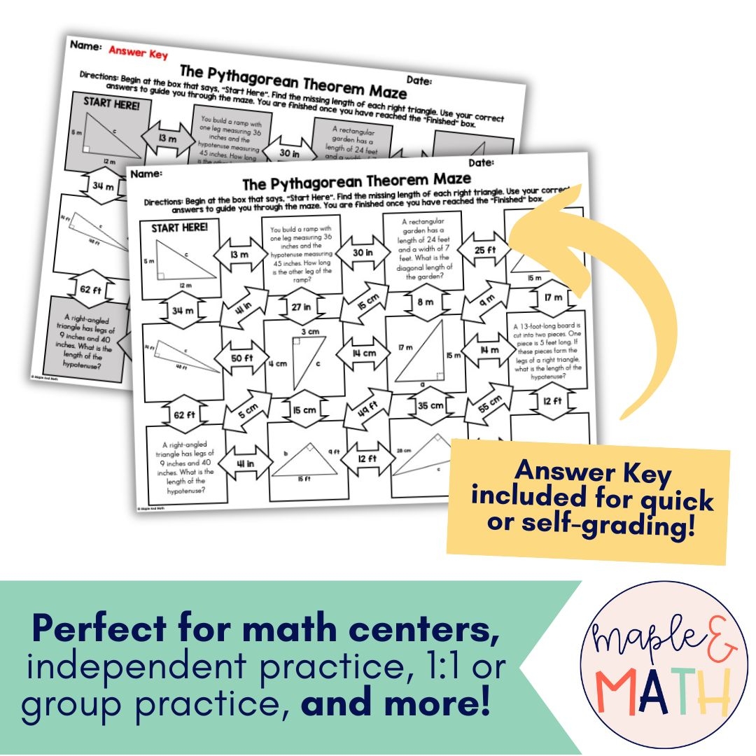 Mazes Simple Probability Worksheet