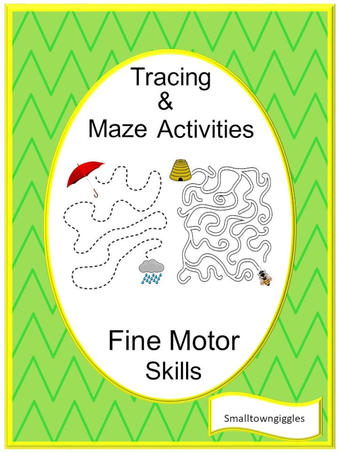 Tracing And Mazes Fine Motor Activities No Prep Printable Worksheets P K K Special Education Centers Early Finishers Digital Download Etsy