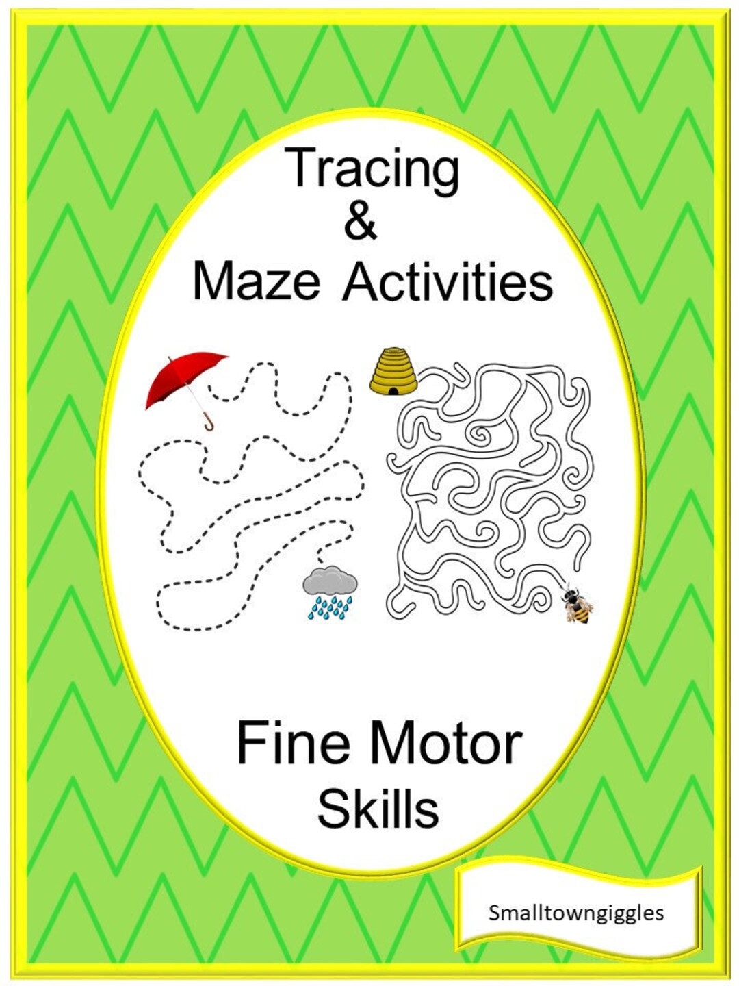 Tracing And Mazes Fine Motor Activities No Prep Printable Worksheets P K K Special Education Centers Early Finishers Digital Download Etsy
