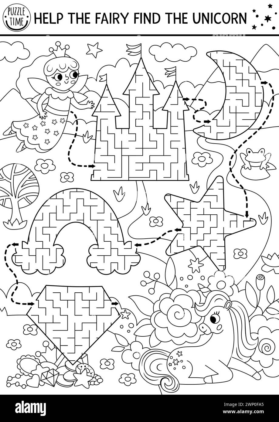 Castle Maze Worksheet