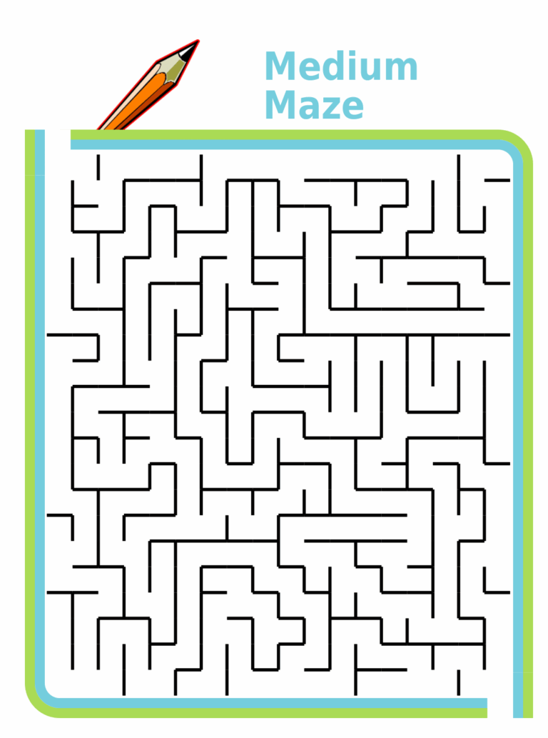 Unlimited Printable Mazes Beginner To Expert
