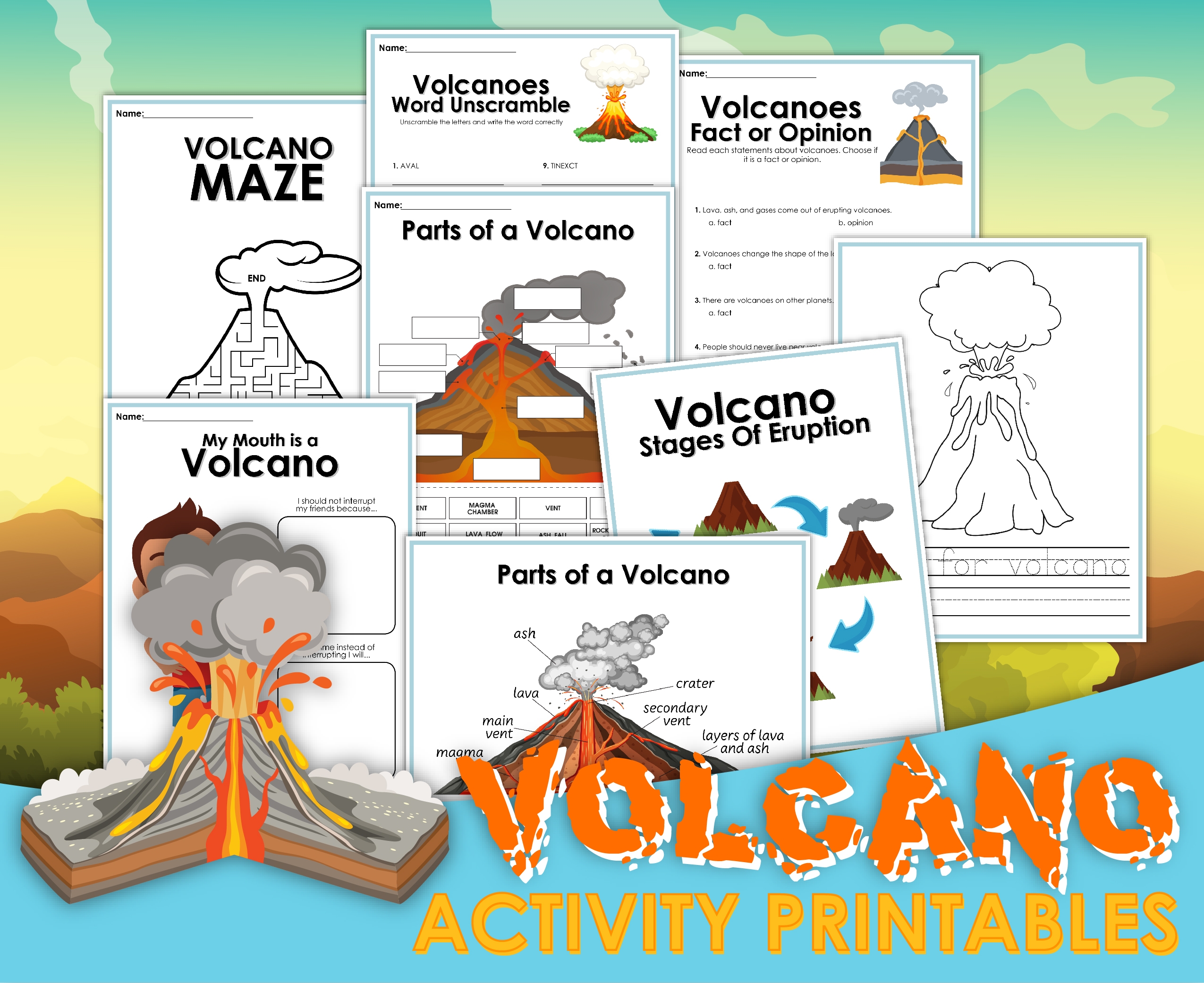 Volcano Activity Pack