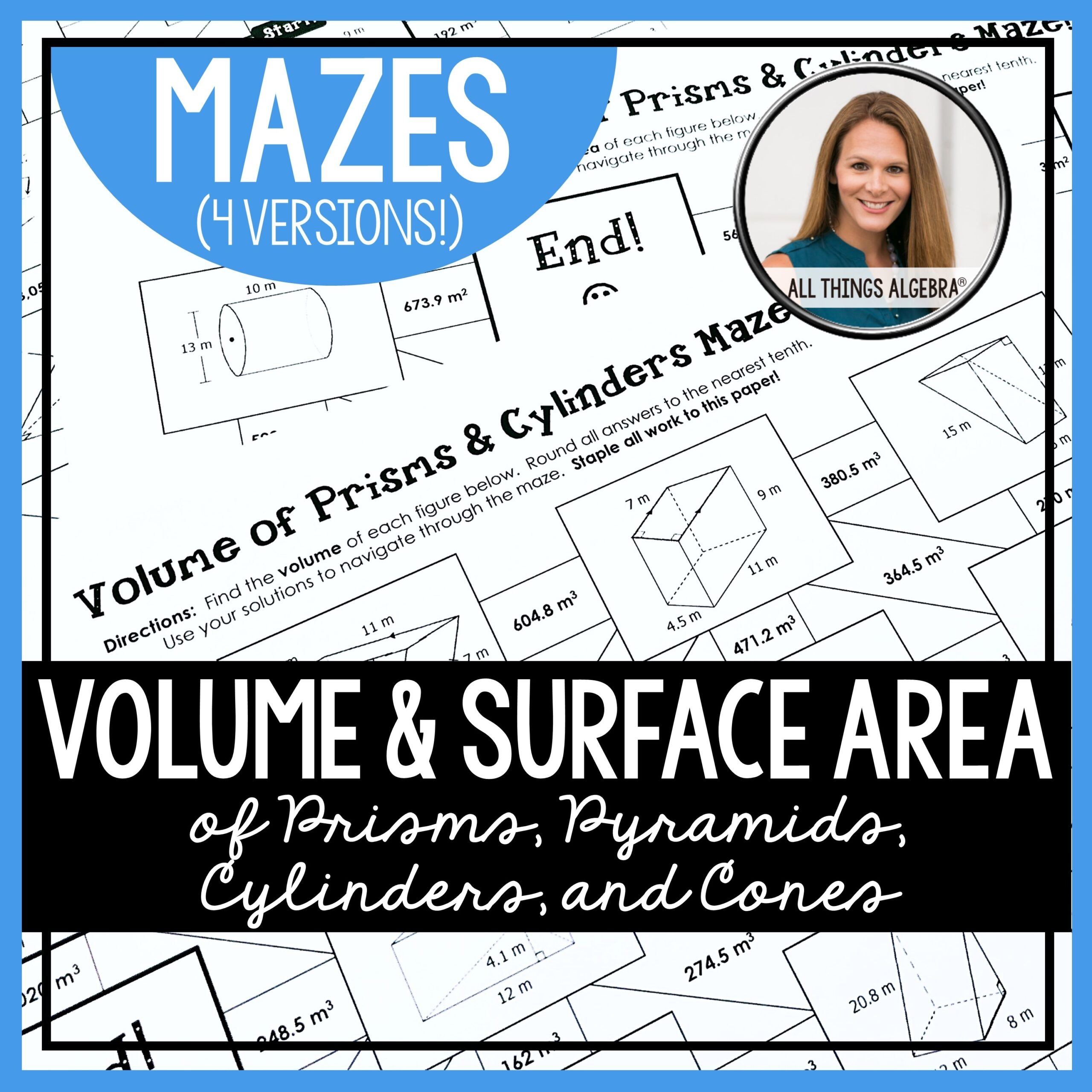 Volume U0026 Surface Area Mazes Volume U0026 Surface Area Mazes