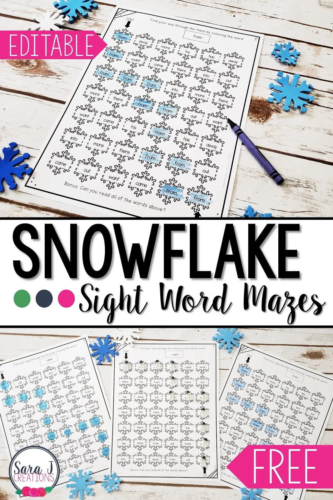 Editable Reading Worksheets Free Mazes