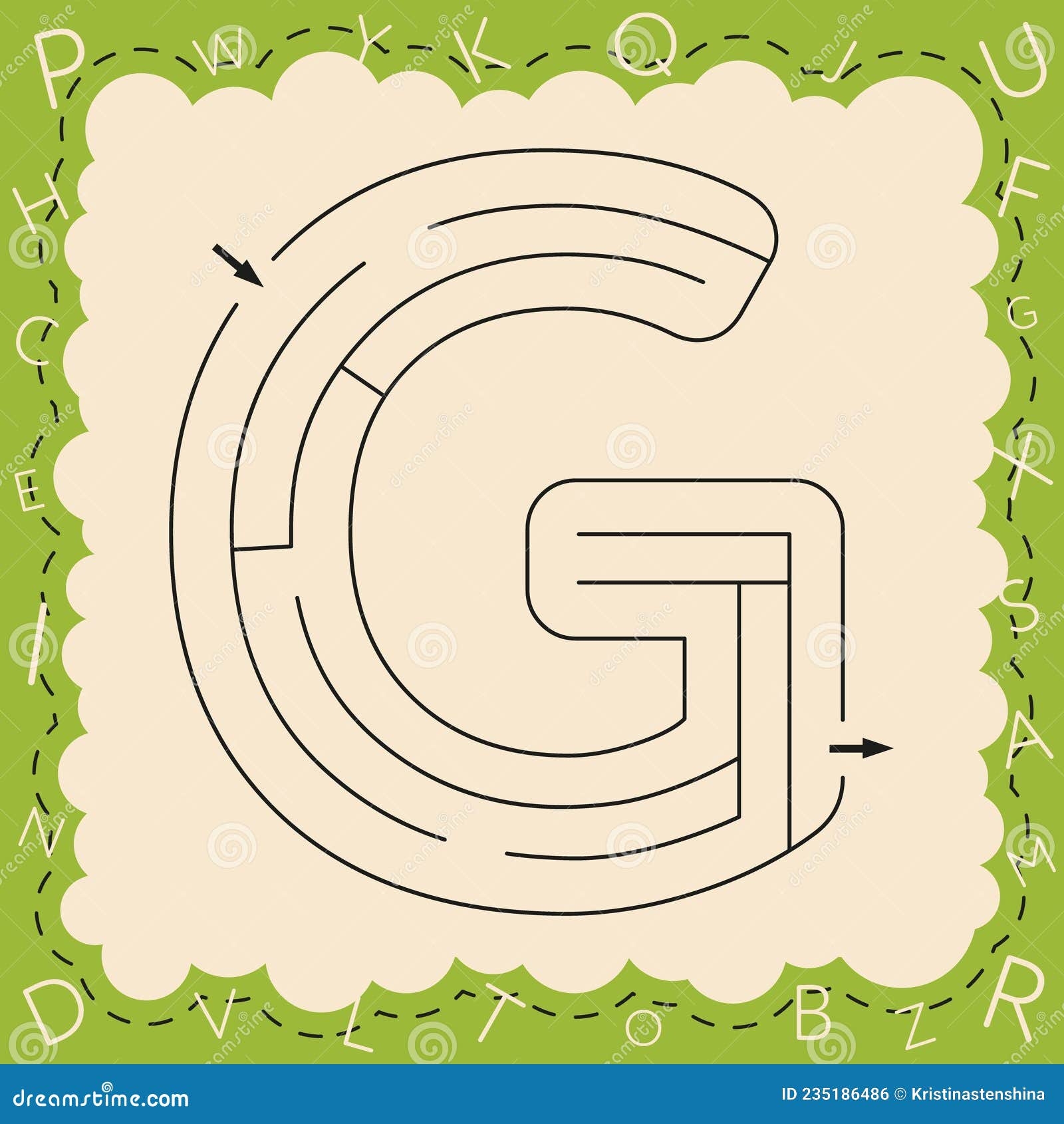 Worksheets For Learning The Alphabet Activity Book For Kids Stock Vector Illustration Of Child Letter 235186486